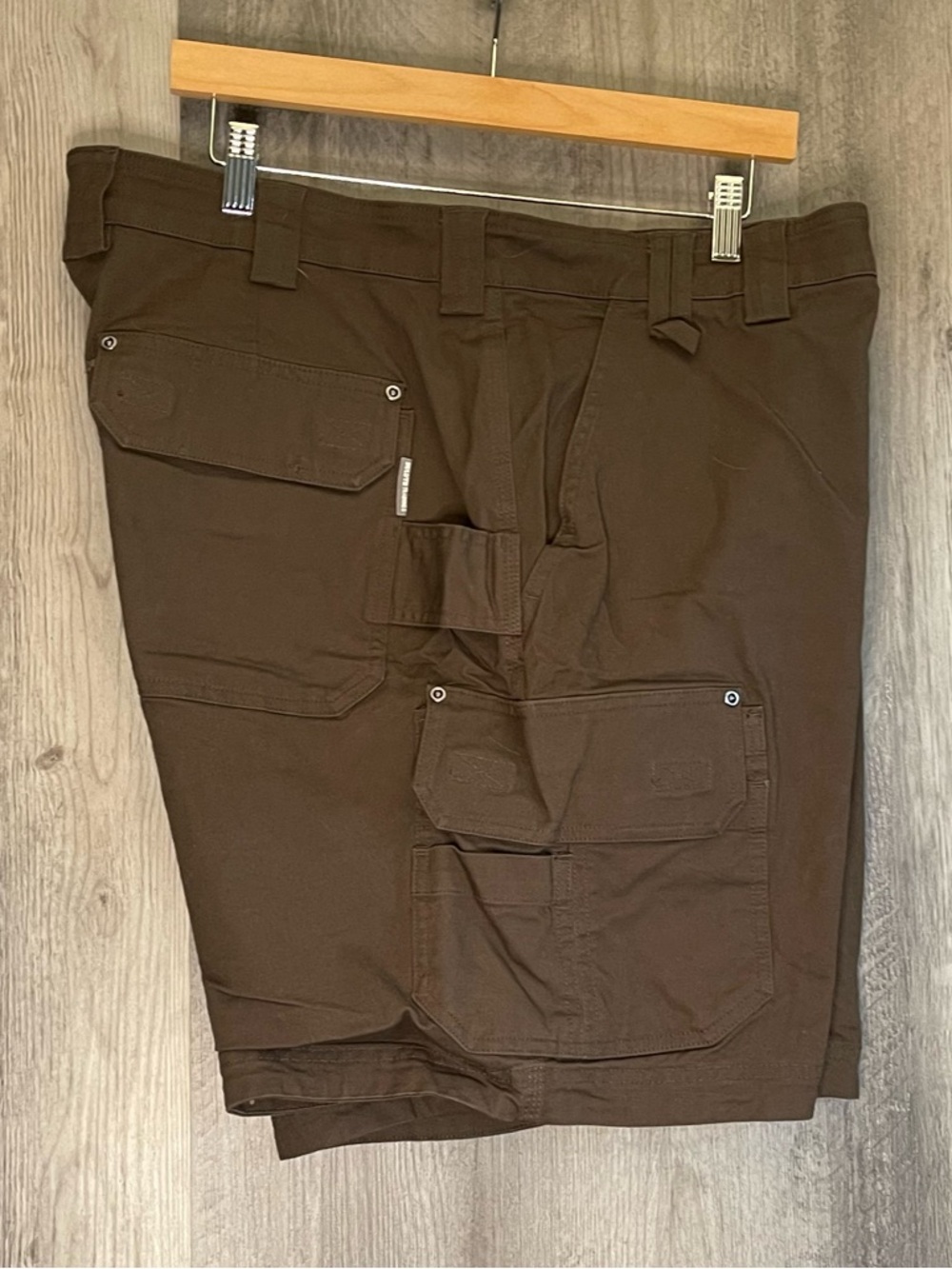 Duluth Trading Co Flex Fire Hose Brown Men's Cargo Shorts
